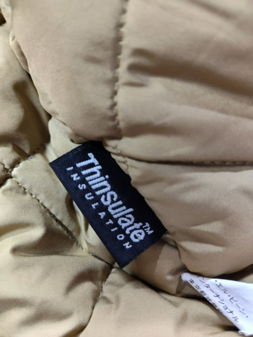 LL Bean Red Barn Coat, Size Large, Corduroy Collar, Thinsulate Chore Utility - Picture 10 of 11